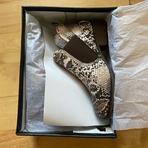 Pierre Dumas Snake Skin Booties 9